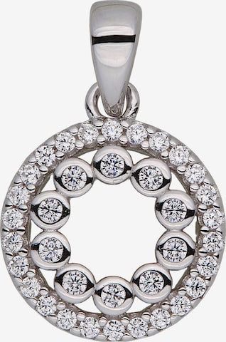 Jobo Pendant in Silver: front