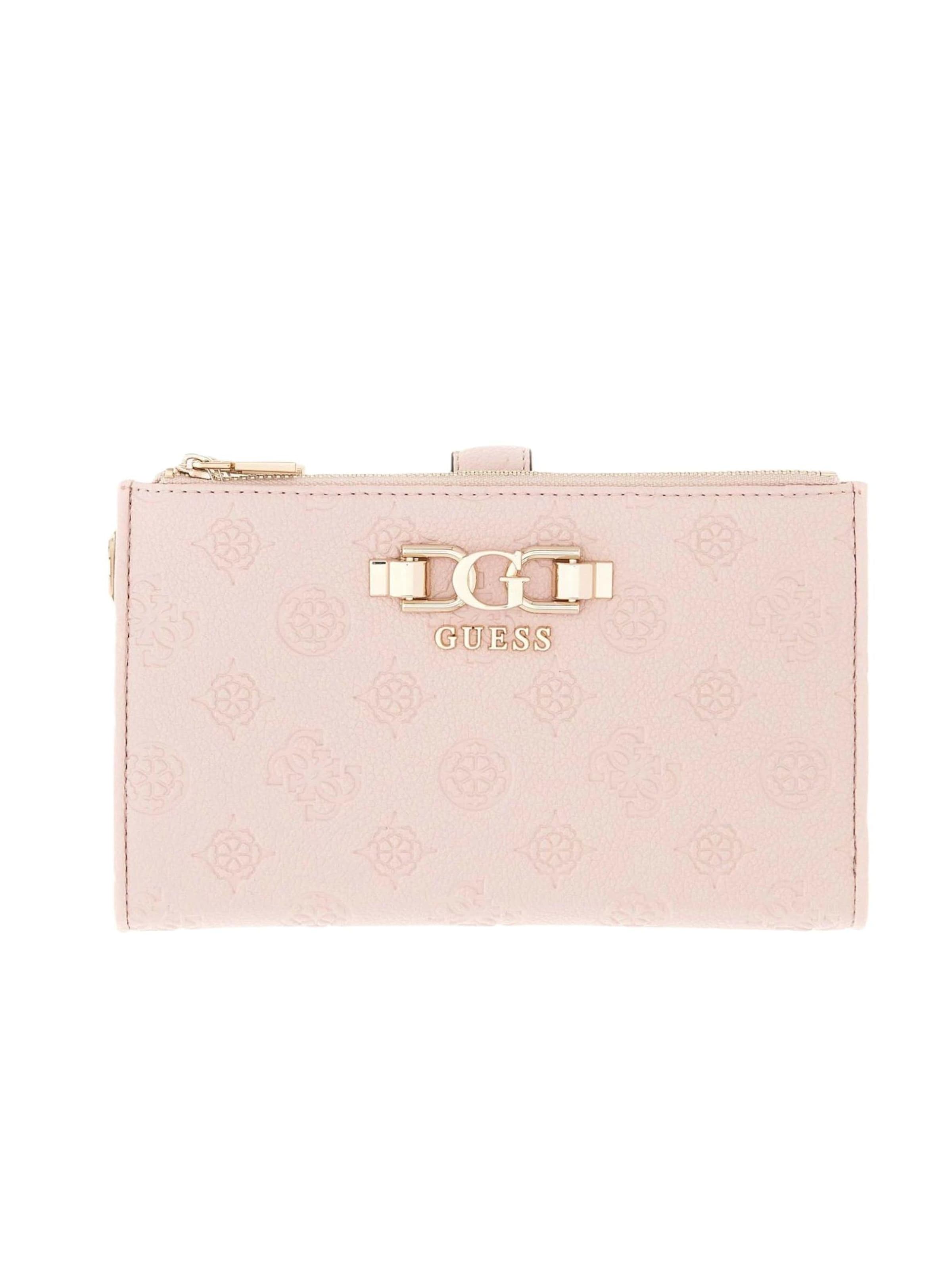 Portamonete di GUESS in rosa: frontale
