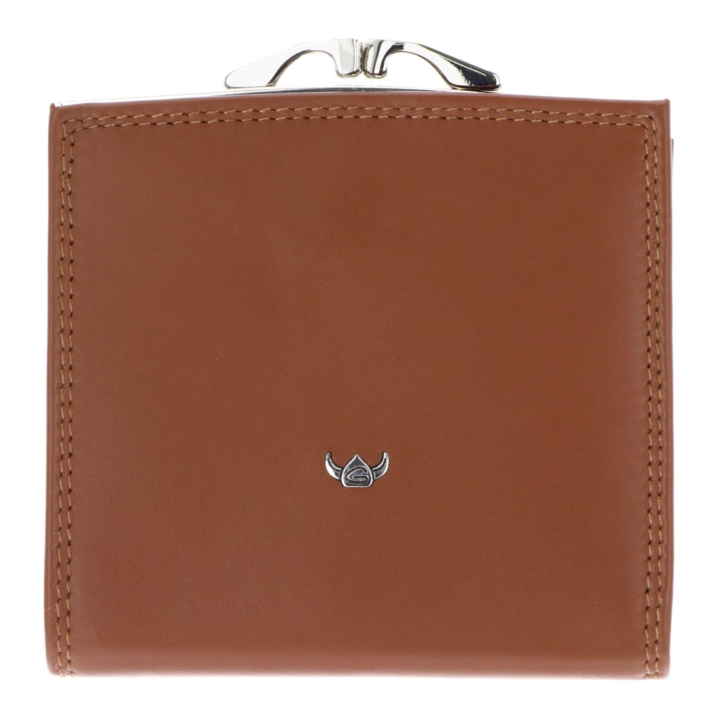 Porte-monnaies 'Polo' GOLDEN HEAD en marron : devant