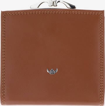 Porte-monnaies 'Polo' GOLDEN HEAD en marron : devant