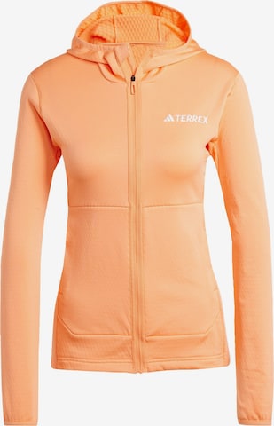 ADIDAS TERREX Athletic Jacket 'Xperior' in Orange