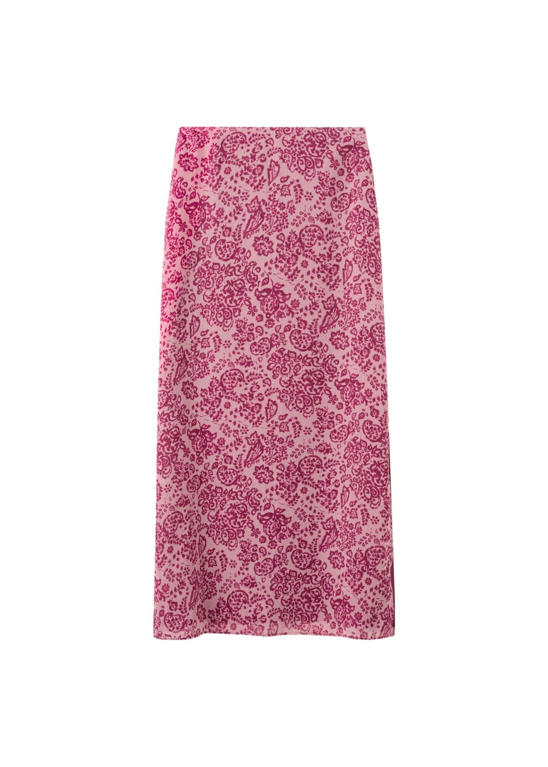 MANGO TEEN Skirt in Pink: front