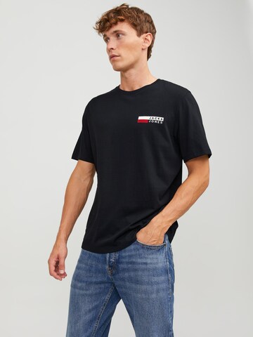 JACK & JONES Koszulka 'JJECorp' w kolorze czarny: przód