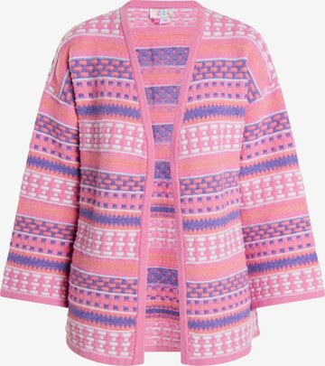 Cardigan IZIA en rose : devant