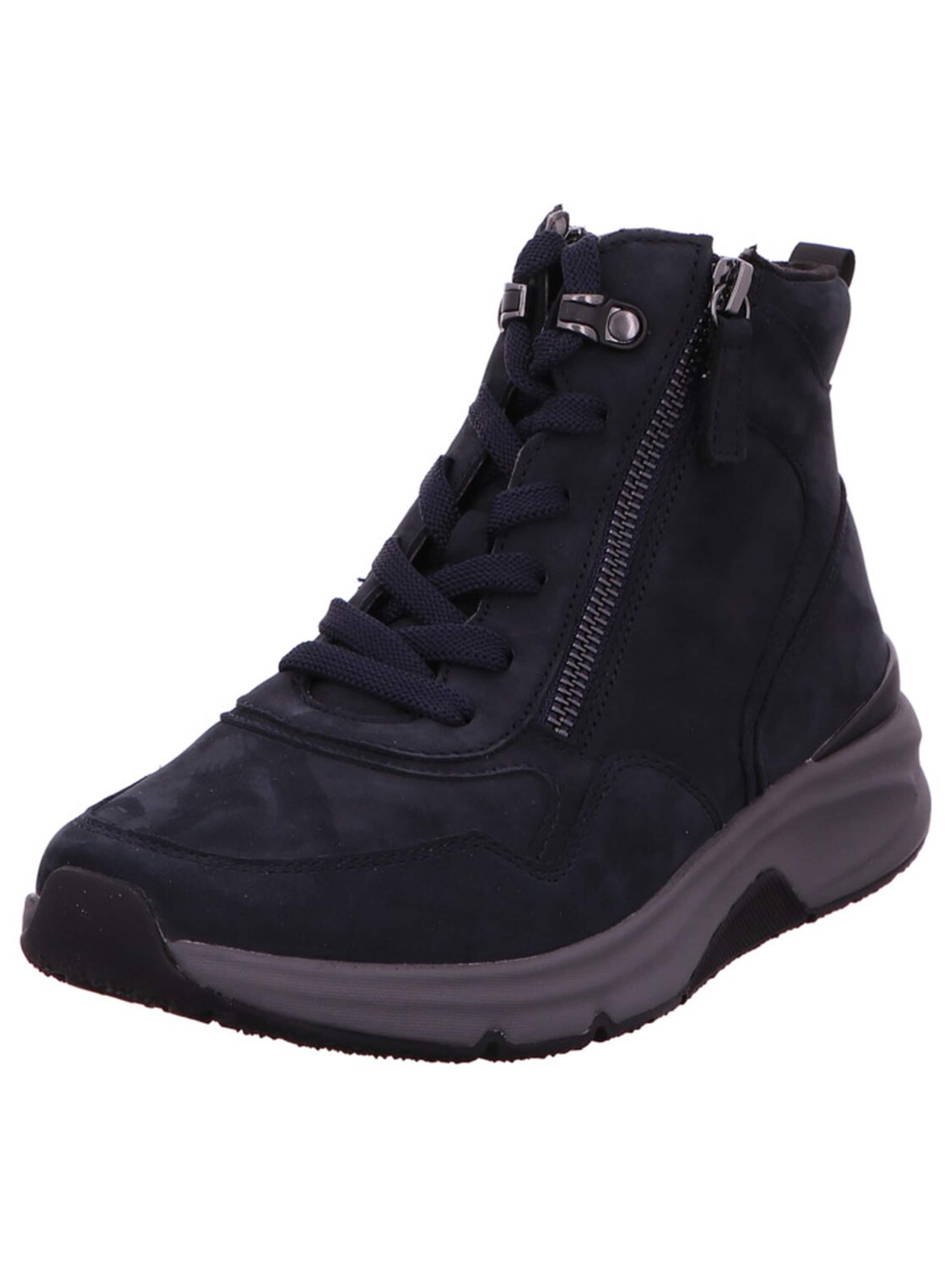 GABOR Sneaker high 'Sneaker High Damen 0803.03.002 Rauleder in dunkelblau'‌‌‌‌‌‌‌ in Blau: Vorderseite