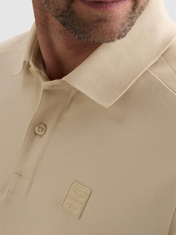 PME Legend Shirt 'Polo shirt in piqué with stretch and flight pocket' in Beige