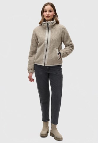 Ragwear Fleecejacka 'Nordicka' i beige: framsida