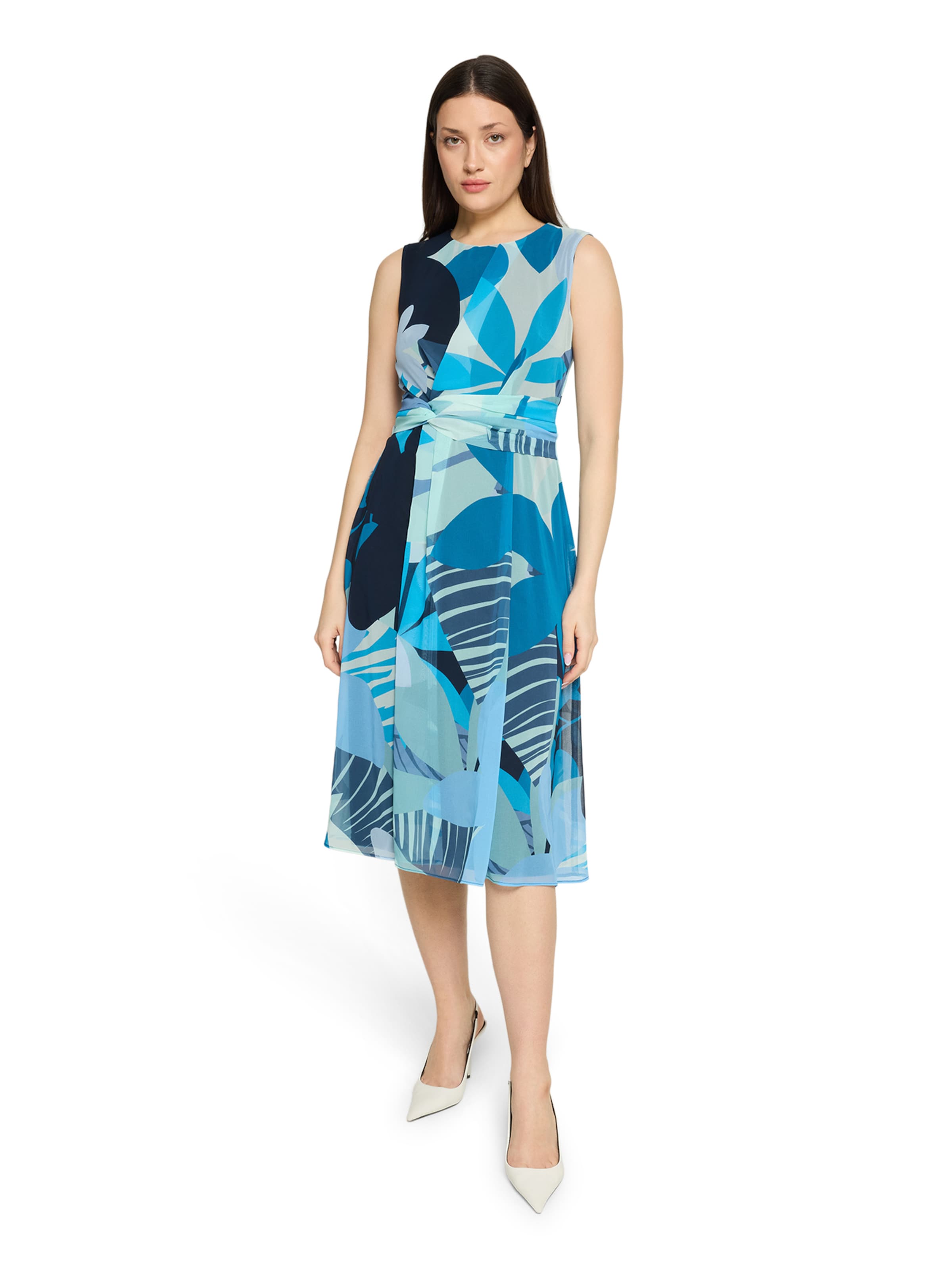 Robe Betty & Co en bleu : devant