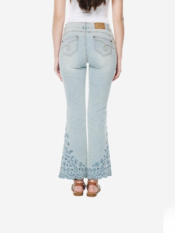 évasé Jean KOROSHI en bleu