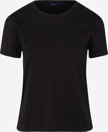 T-shirt GANT en noir : devant