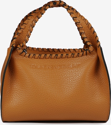 Lola CasademuntRučna torbica - smeđa boja: prednji dio