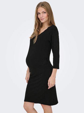 Only Maternity - Vestido 'LOUISE' en negro: frente