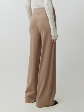 EDITED Wide leg Pants 'Leva' in Brown