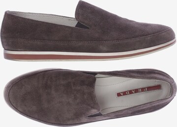 PRADA Flats & Loafers in 42 in Brown: front