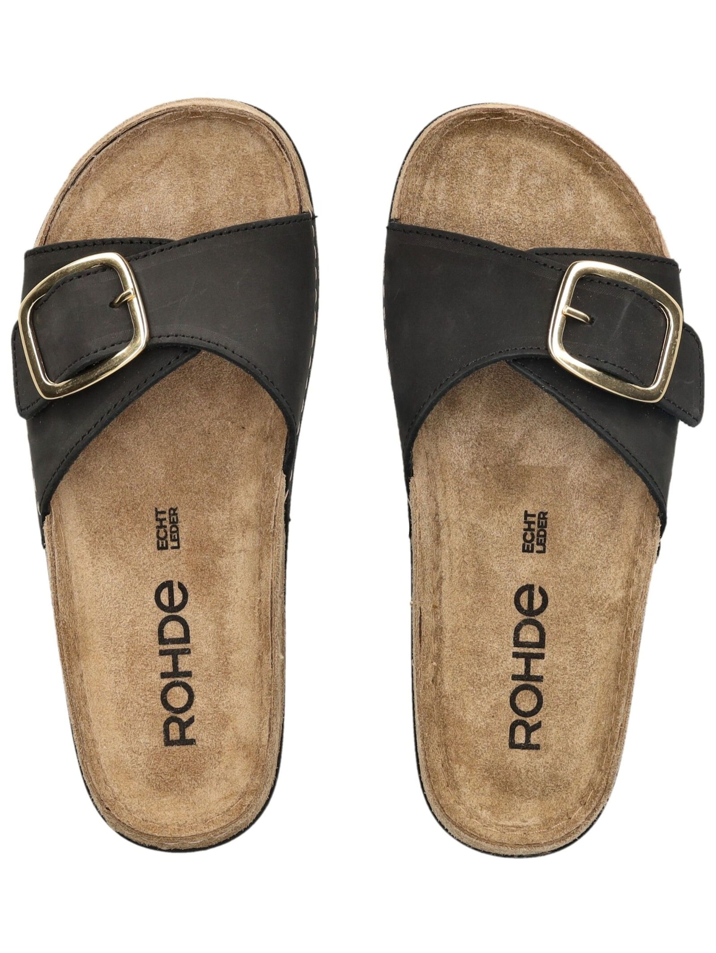 ROHDE Muiltjes in Zwart