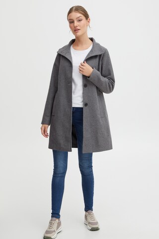 Oxmo Between-Seasons Coat 'Valerine' in Grey