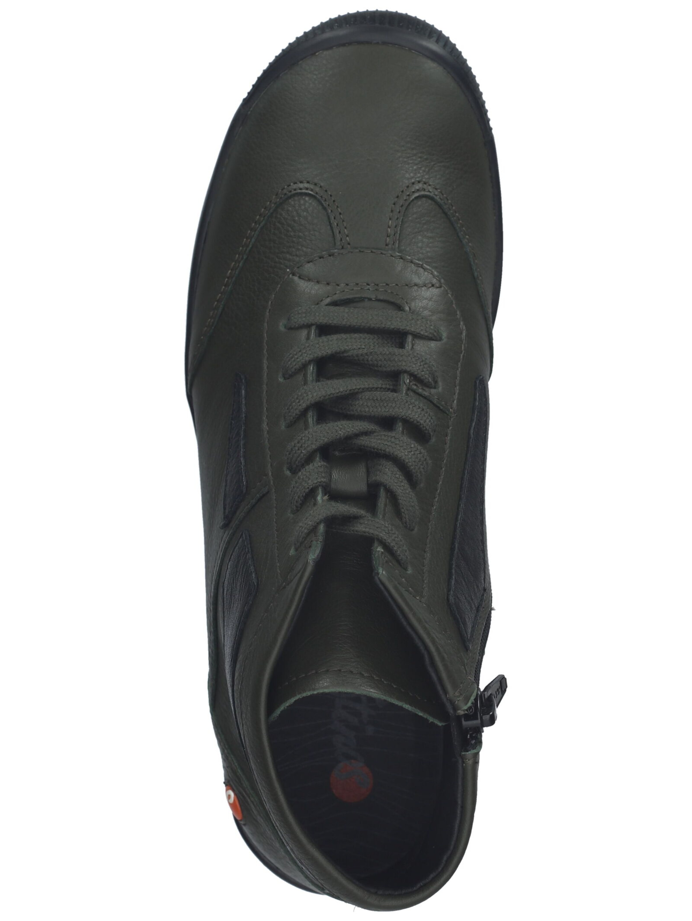 Softinos Lace-up bootie in Green