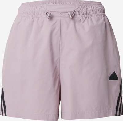 ADIDAS SPORTSWEAR Pantalon de sport 'Future Icons Three Stripes ' en violet pastel / noir, Vue avec produit