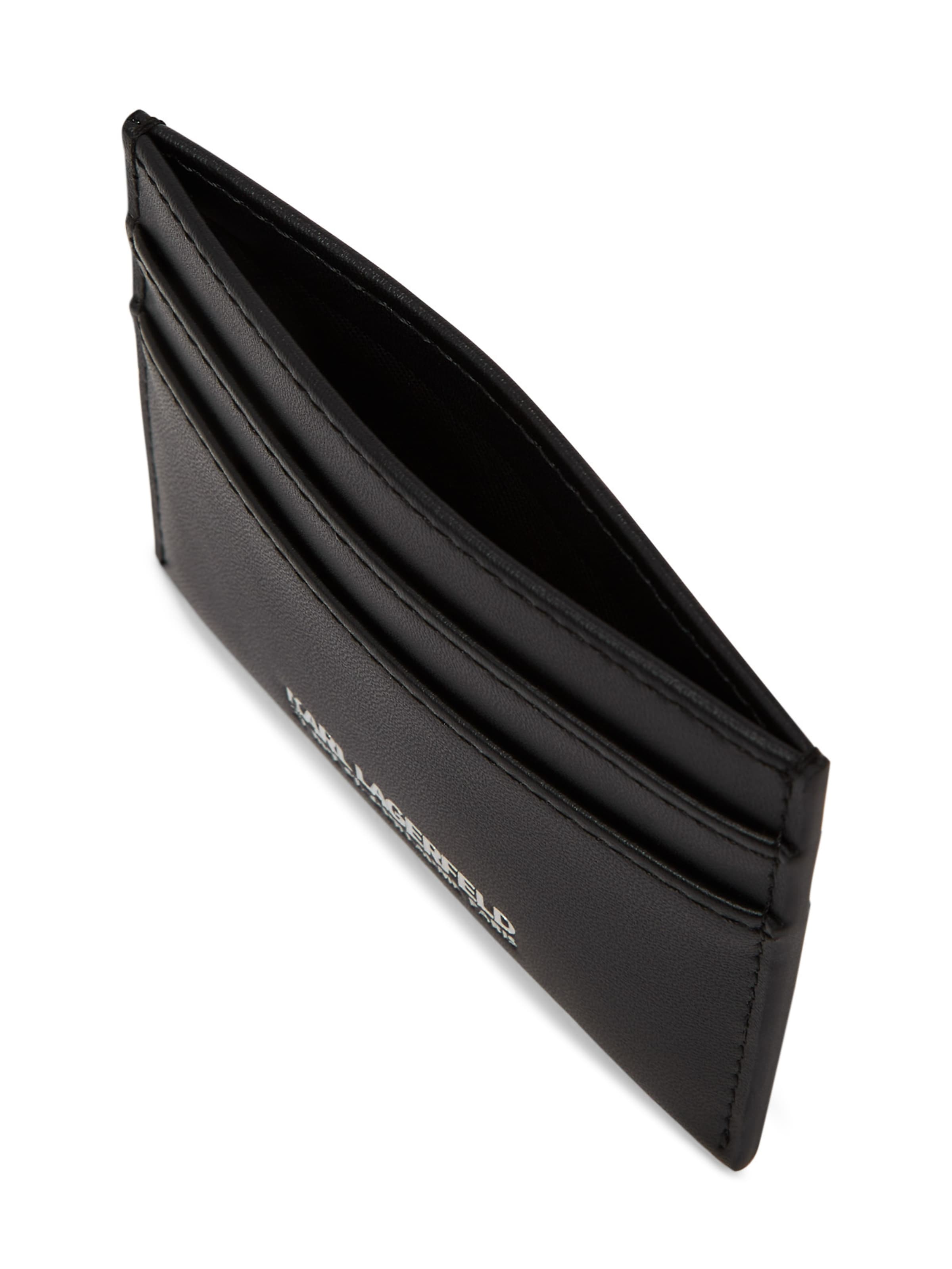 Karl Lagerfeld Kartenetui 'Traveller' in Schwarz