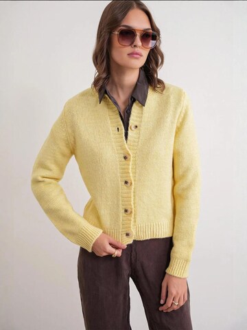 MixRay - Casaco de malha em amarelo: frente