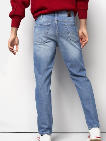 MEYER Regular Jeanshose in Blau