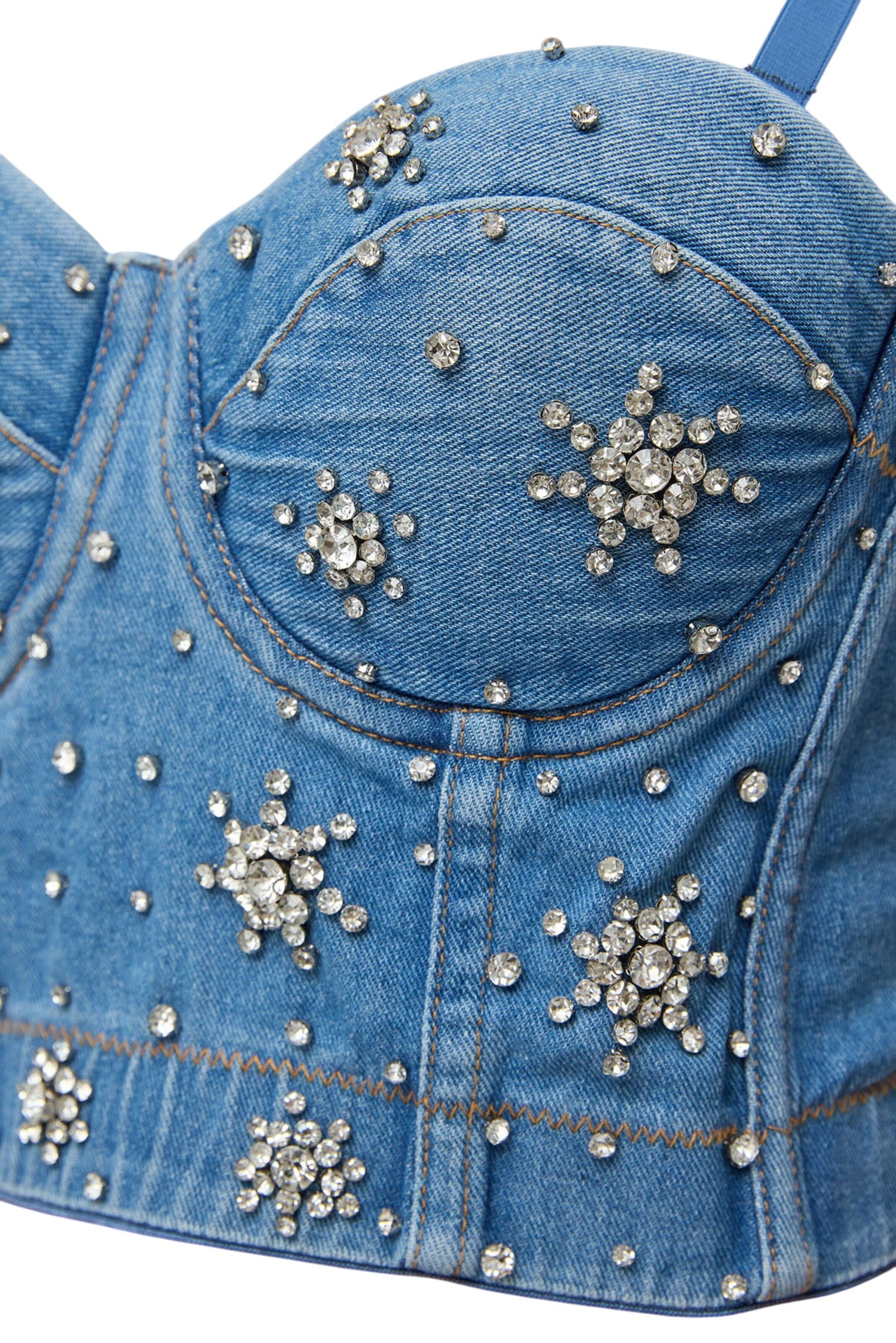 No Matter What Top in Blauw