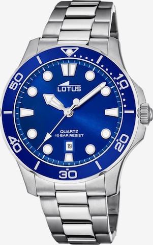 Lotus Analoog horloge 'Excellent' in Blauw: voorkant