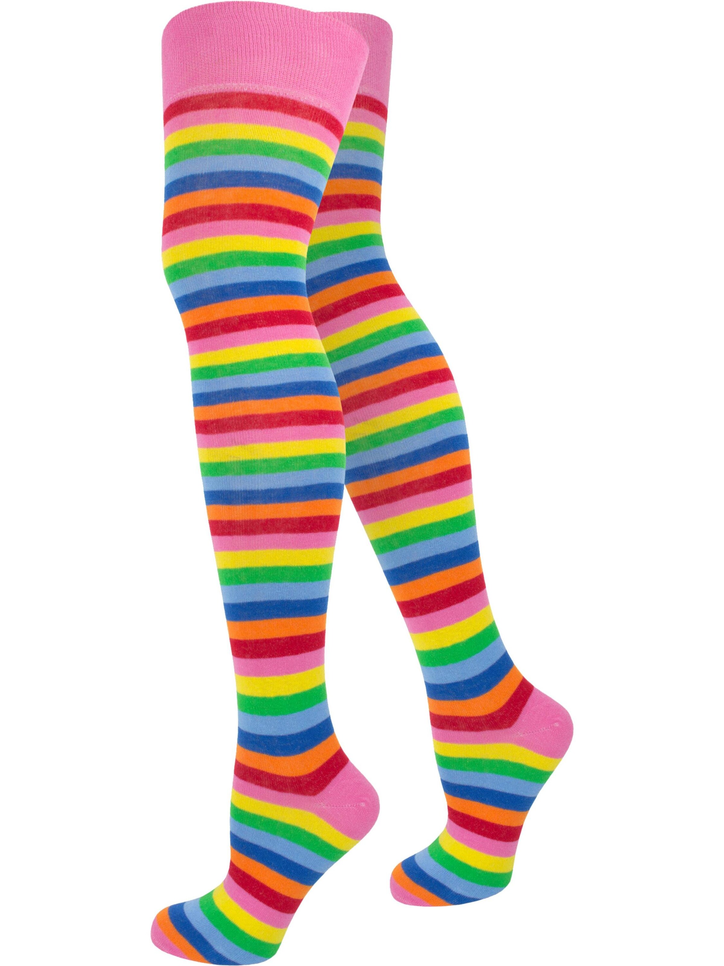 Chaussettes montantes normani en mélange de couleurs : devant