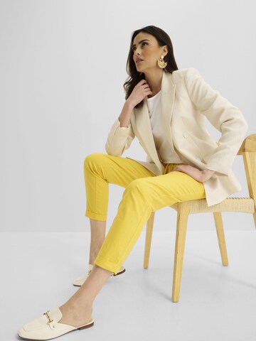 bonprix Regular Broek in Geel