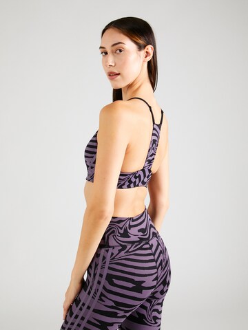 Low Support Soutien-gorge de sport 'Aeroimpact Light-Support Jacquard 3-Stripes' ADIDAS PERFORMANCE en violet