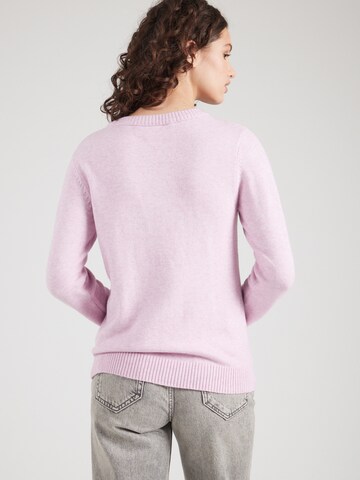 VILA Sweater 'VIRIL' in Purple