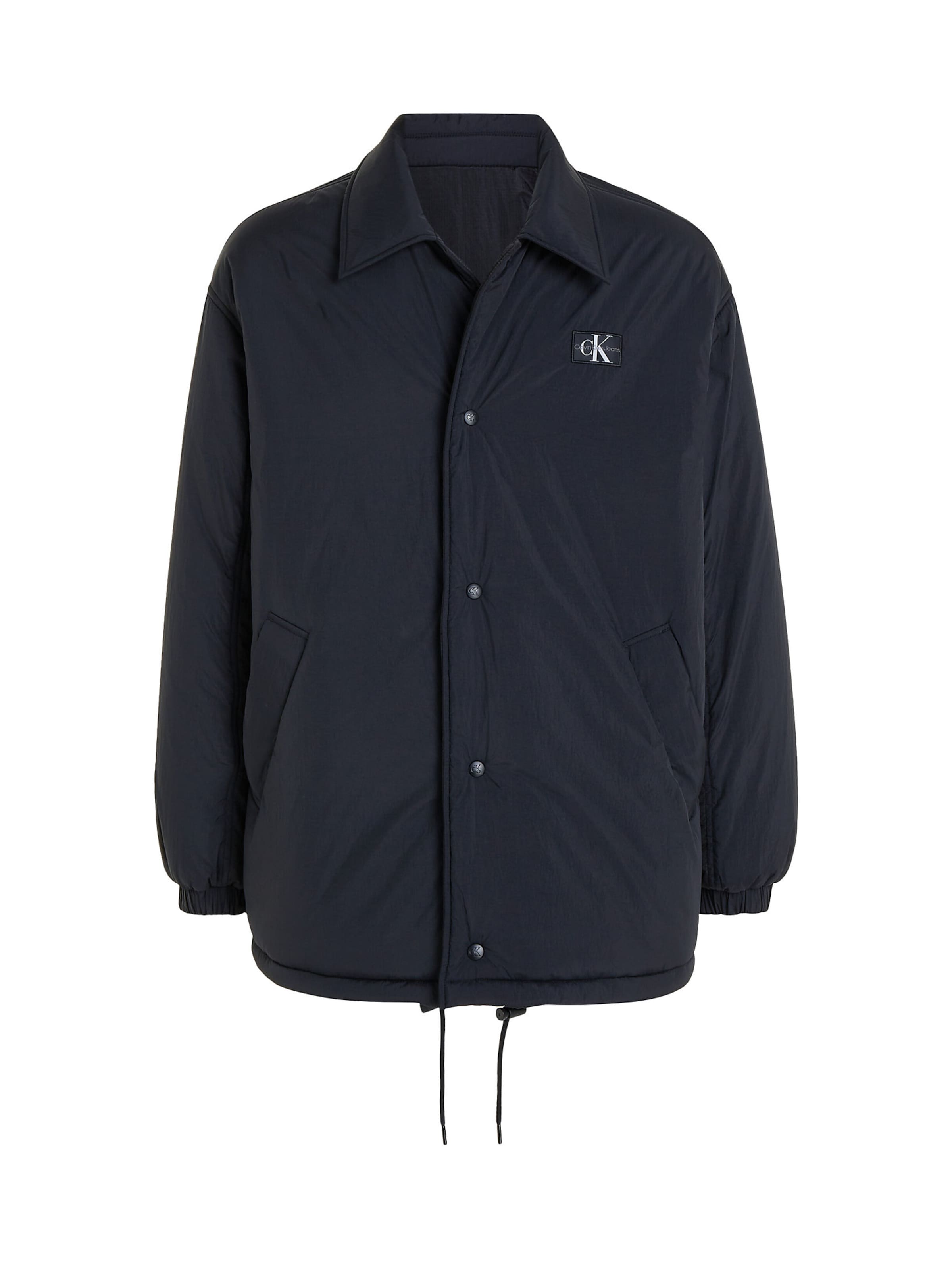 Veste mi-saison Calvin Klein Jeans en noir : devant