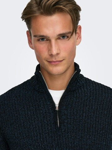 Only & Sons Trui 'join' in Blauw