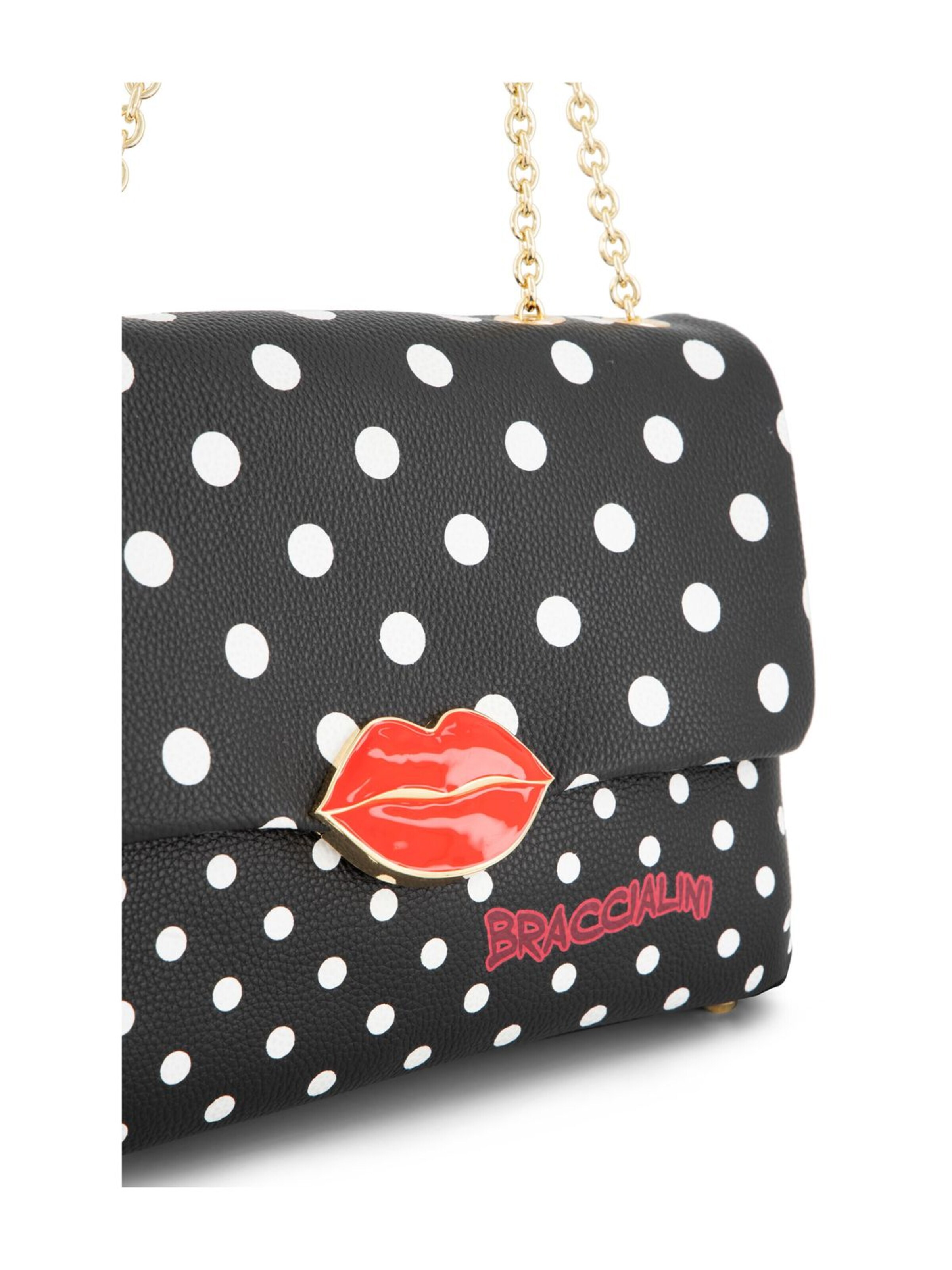 Braccialini - Bolso de hombro 'Kiss' en negro