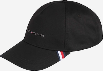 TOMMY HILFIGER Cap '1985 Downtown' in Black: front
