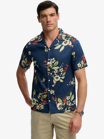 Superdry & Co Klasický střih Košile – modrá: přední strana