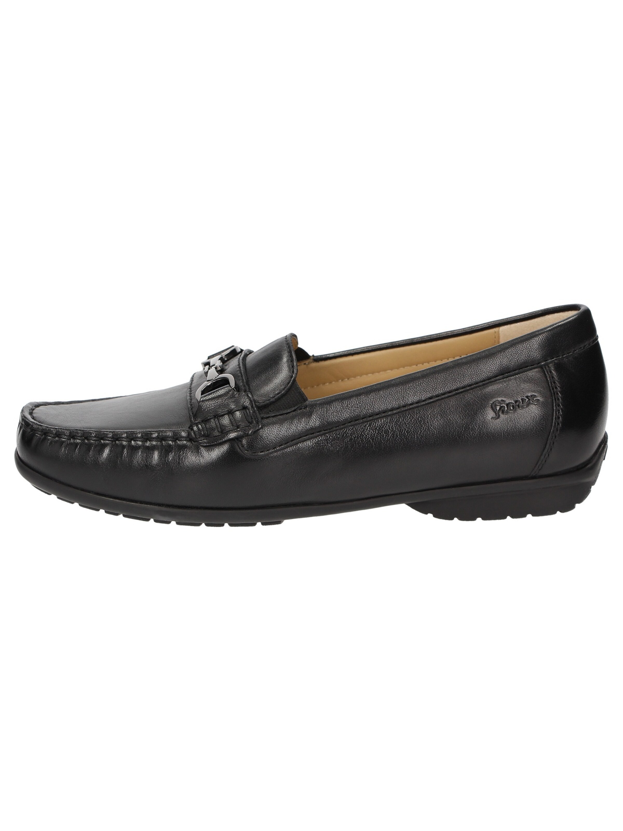 SIOUX Mokassin in Schwarz