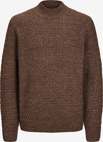 JACK & JONES Sweater in Brown: front