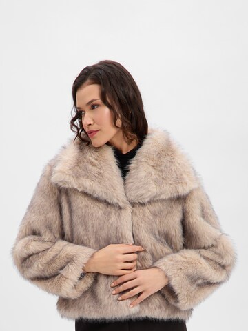 Noisy may Between-Season Jacket in Beige: front