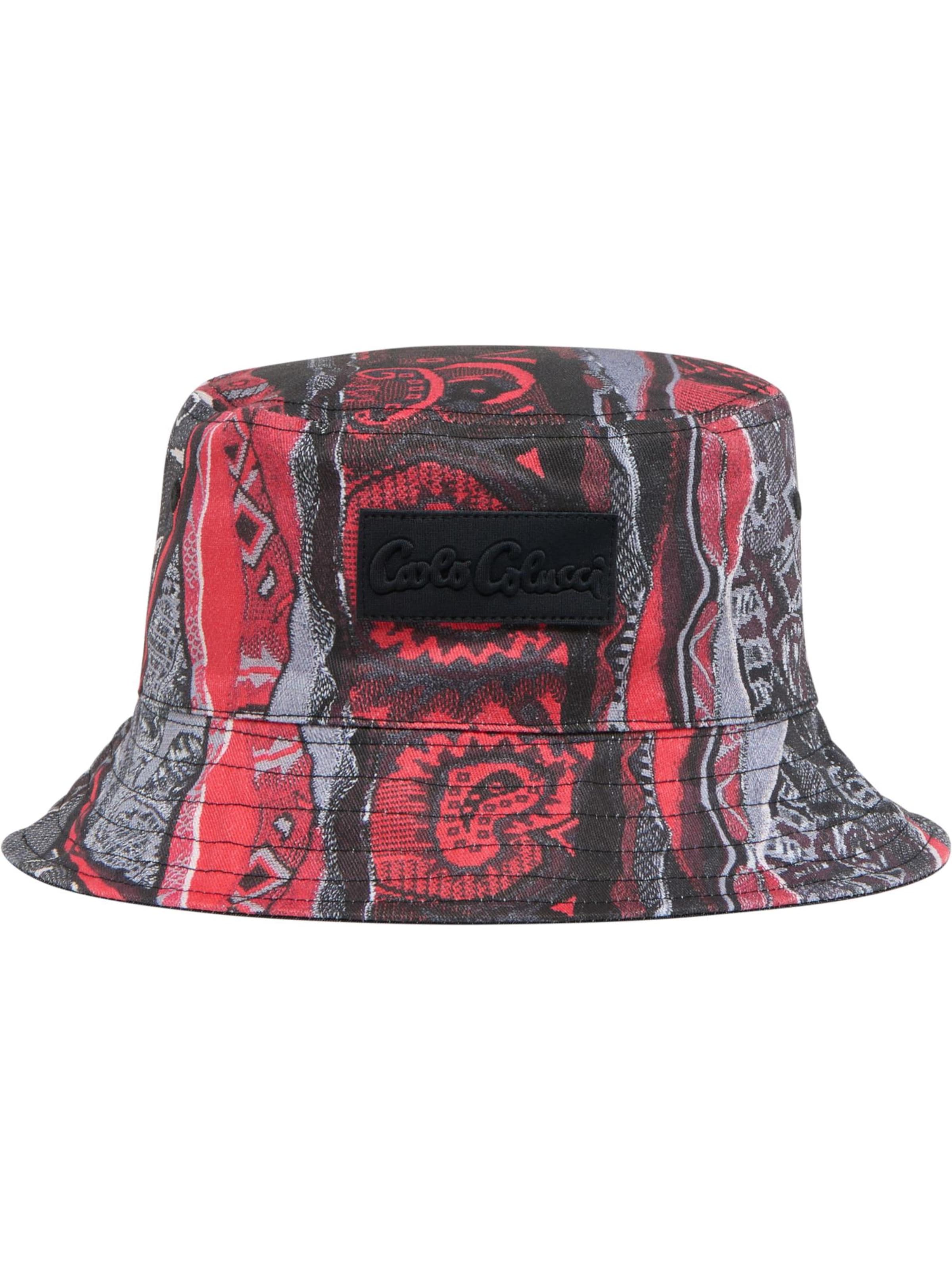 Carlo Colucci Hoed 'Decassian' in Rood: voorkant