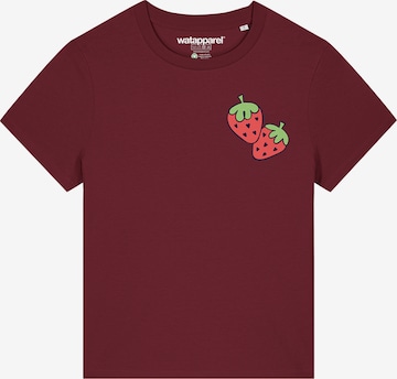 Maglietta 'Strawberry' di Watapparel in rosso: frontale