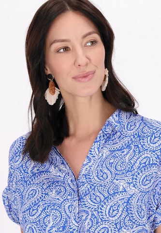 Robe-chemise usha FESTIVAL en bleu