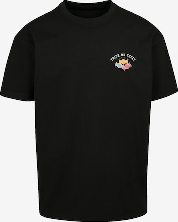 F4NT4STIC Shirt 'Trick Or Treat' in Black: front