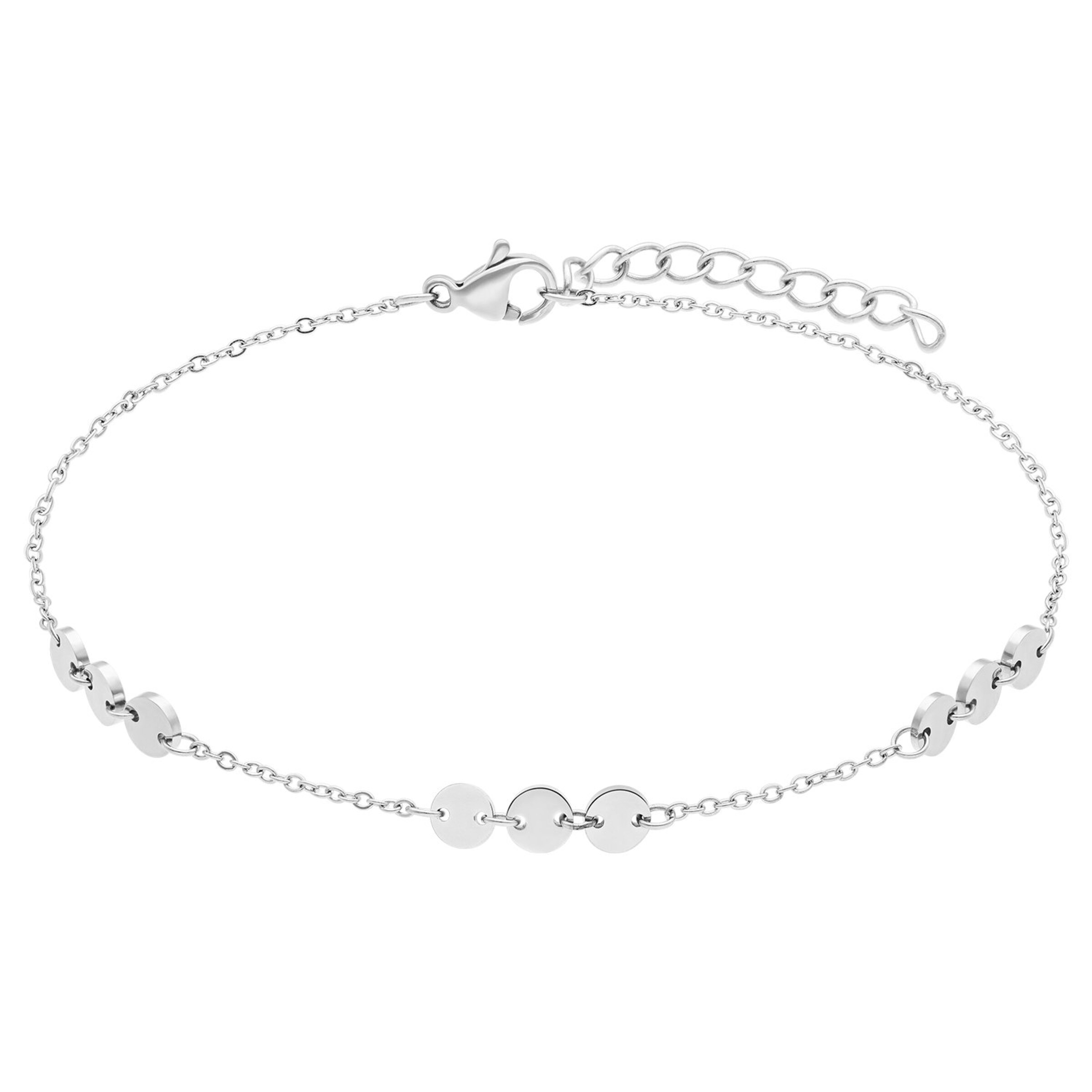 Lucardi Armband 'Essentials' in Silber: Vorderseite