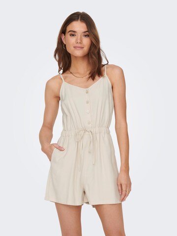 ONLY Jumpsuit 'MAGO' in Beige: front