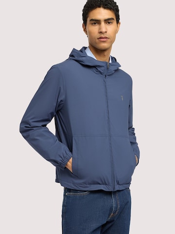 Trussardi - Chaqueta de entretiempo en azul: frente