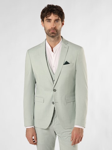 Coupe slim Veste de costume 'Oakland ' Finshley & Harding en vert : devant