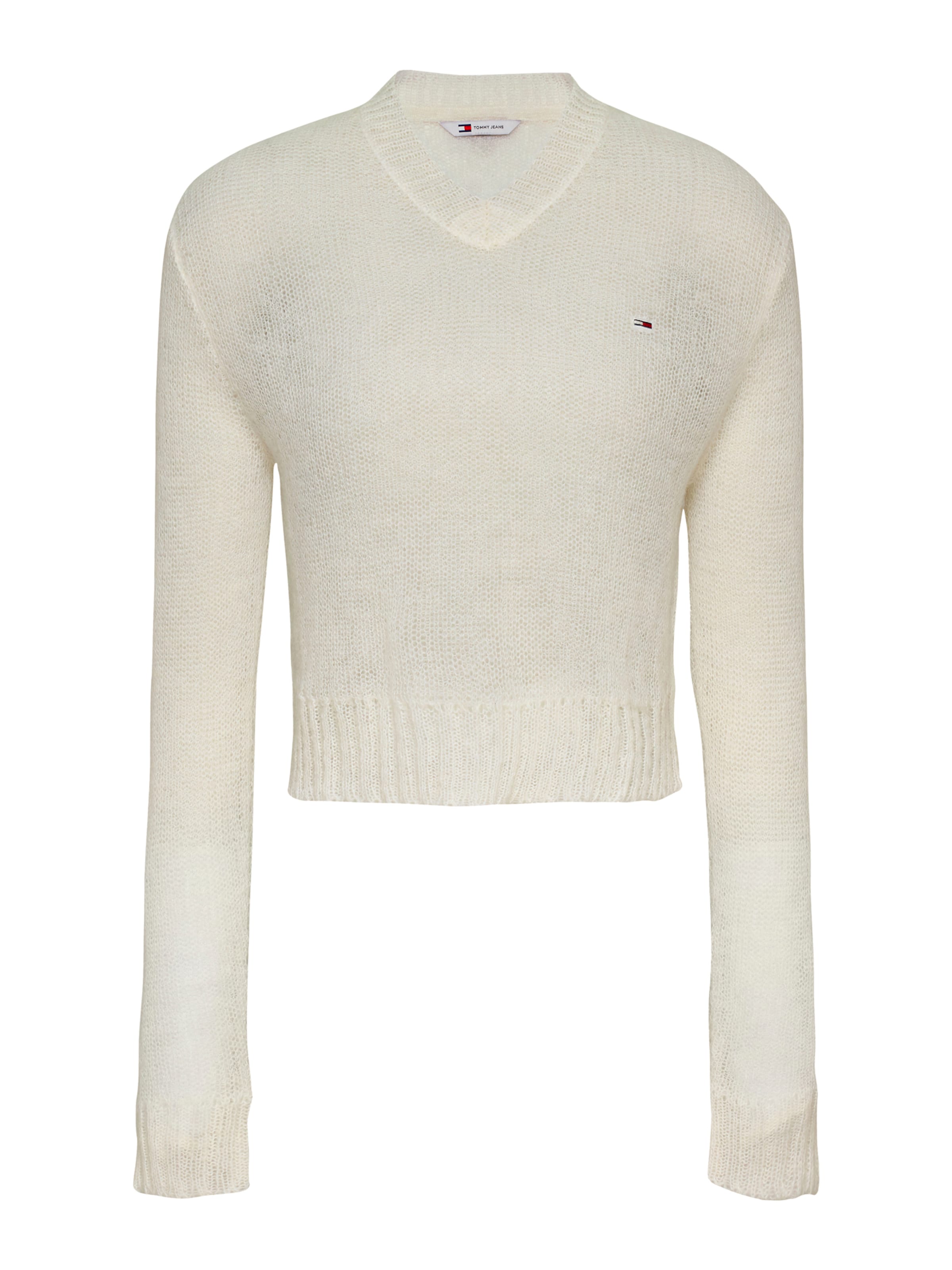 Tommy Jeans Sweater in White: front