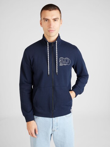 s.Oliver Sweatjacke in Blau: Vorderseite