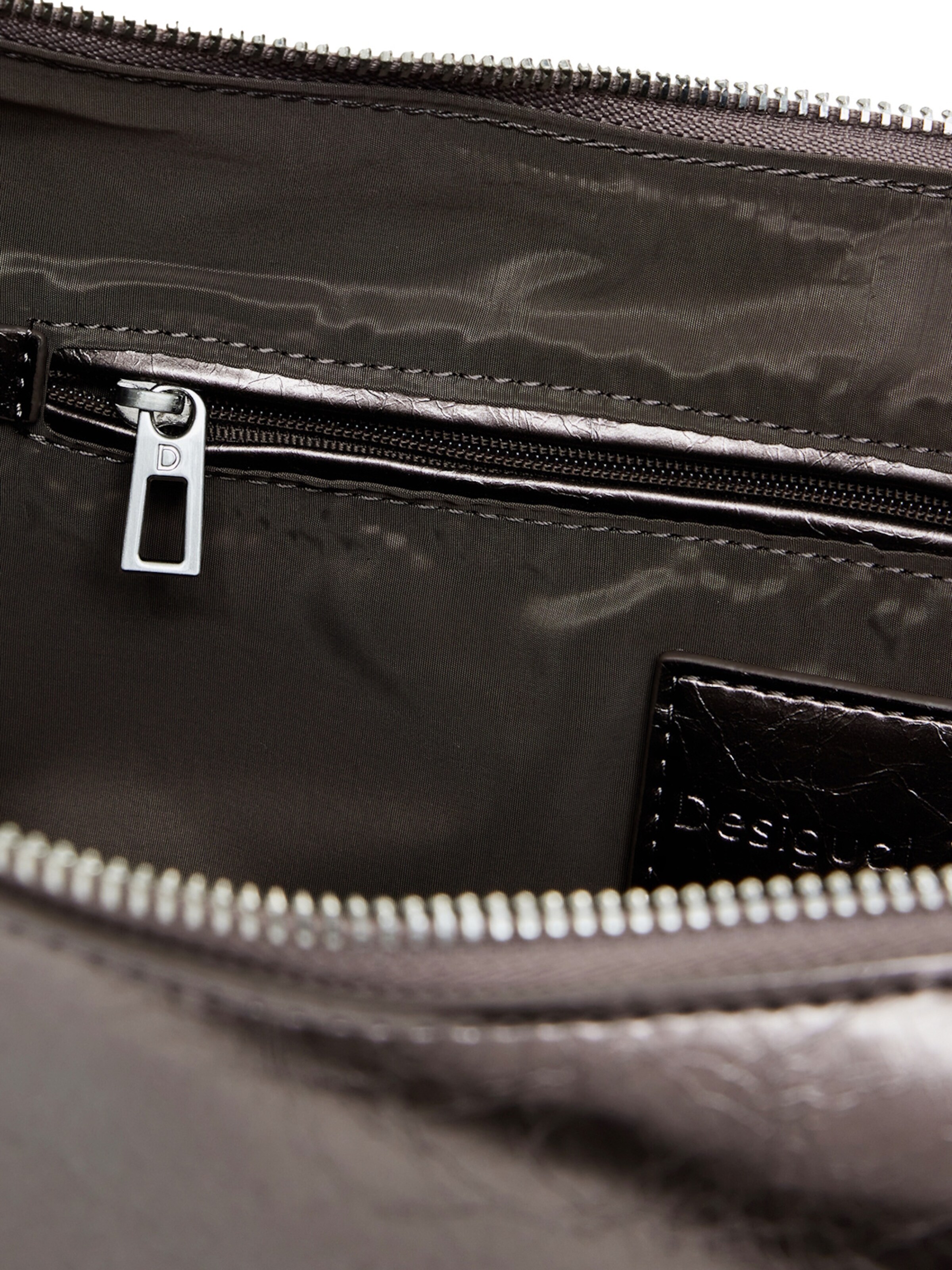 Desigual Handbag 'Half Logo Zonte' in Silver